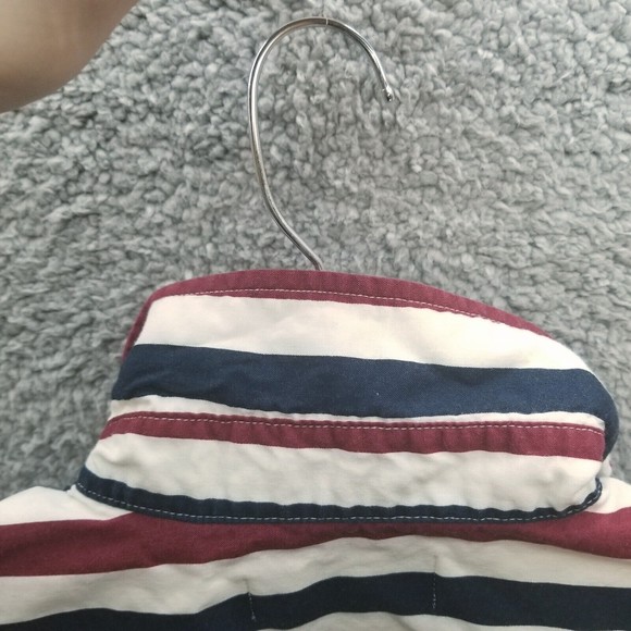 Natural Issue L RW&B Striped Multicolor Button-Down Shirt 52" 31" 10.25" - Picture 14 of 14